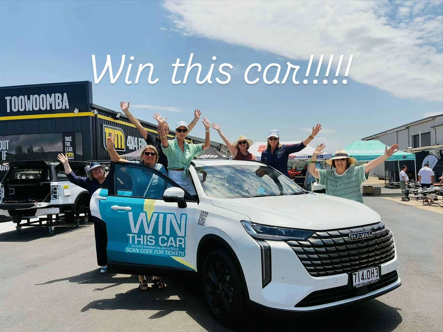 What a fantastic morning we had at @tjm4x4 being part of the official launch of the Black Auto Group Car Raffle &mdash; an incredible opportunity to raise vital funds and make a real impact! 

A huge thank you to our amazing volunteers and to those w