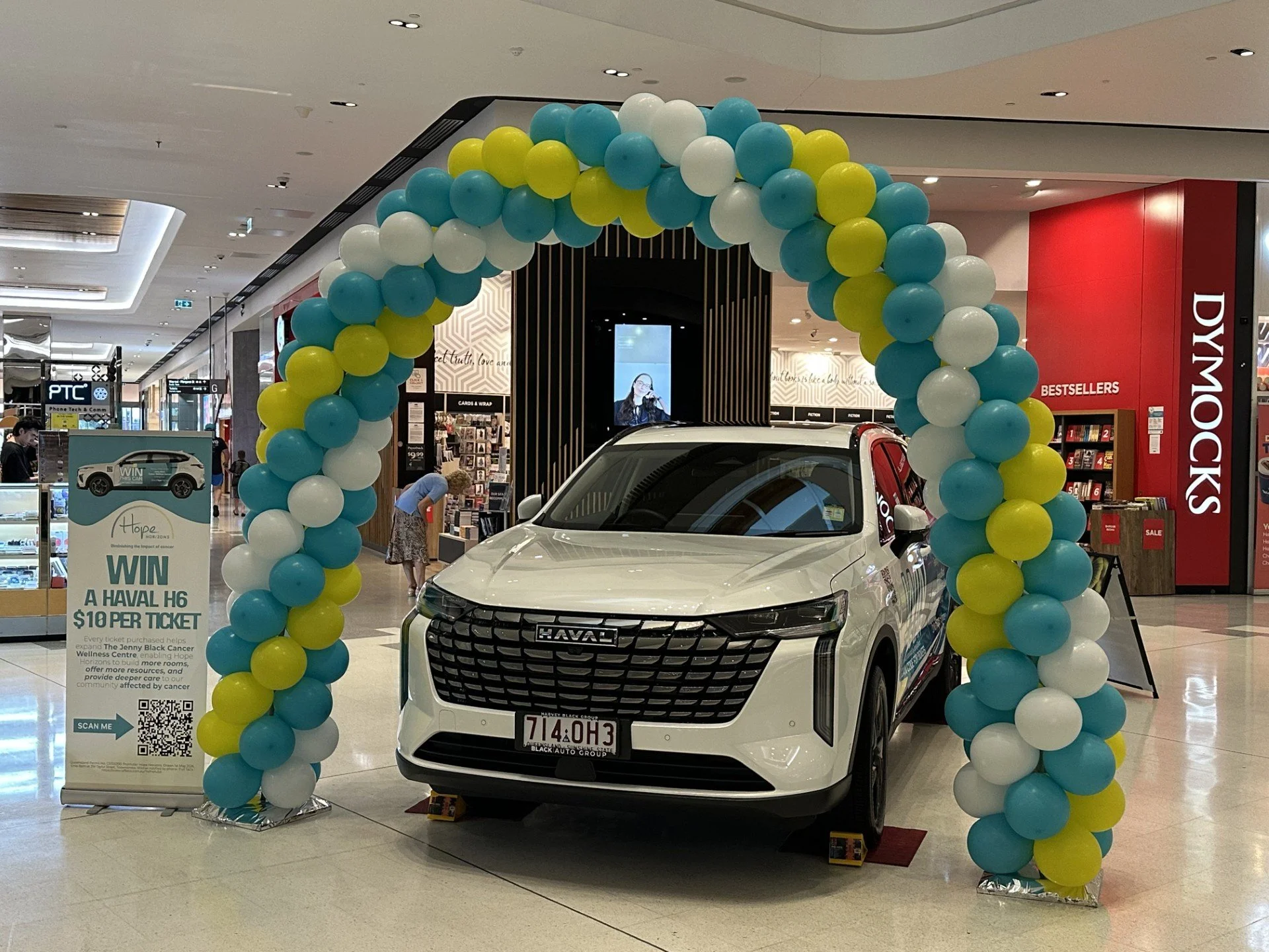 Spotted! The car you could be driving home this May is on display at Grand Central this week!

Every raffle ticket helps grow the Jenny Black Cancer Wellness Centre - adding more therapy rooms, expanding wellness services, and strengthening our commu