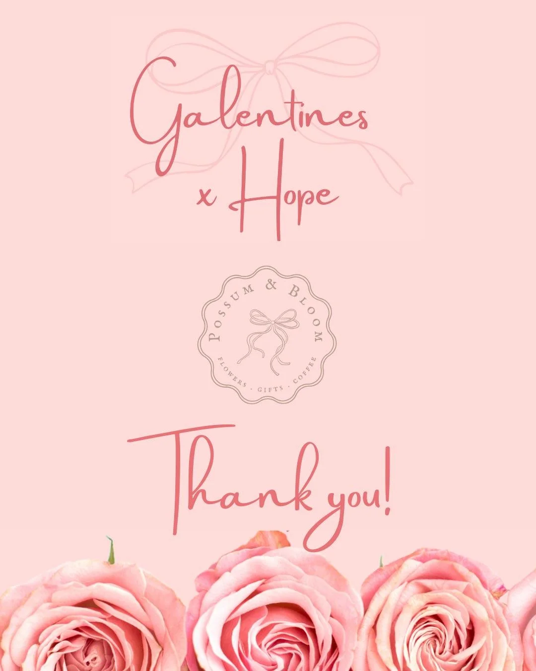 The beautiful Emerald and her team at @possumandbloom have supported Hope Horizons since our first Bergen lunch, and our Galentines x Hope event is no exception!

The florals provided by Possum &amp; Bloom are always simply stunning and we look forwa