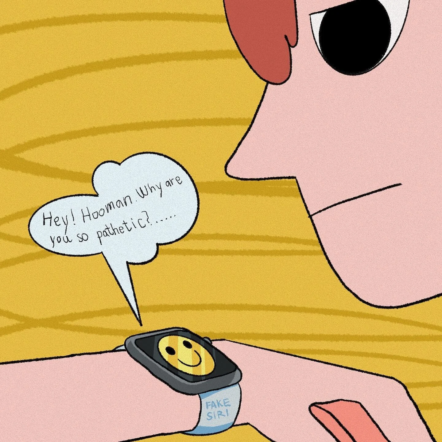 Hey siri, why are you so mean to me? 🫥

#siri #ai #digitalart #illustration #drawing #doodle #일러스트 #일러스트레이터 #디지털드로잉 #드로잉 #낙서 #그림