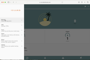 Island Network Config Advanced — Island Support
