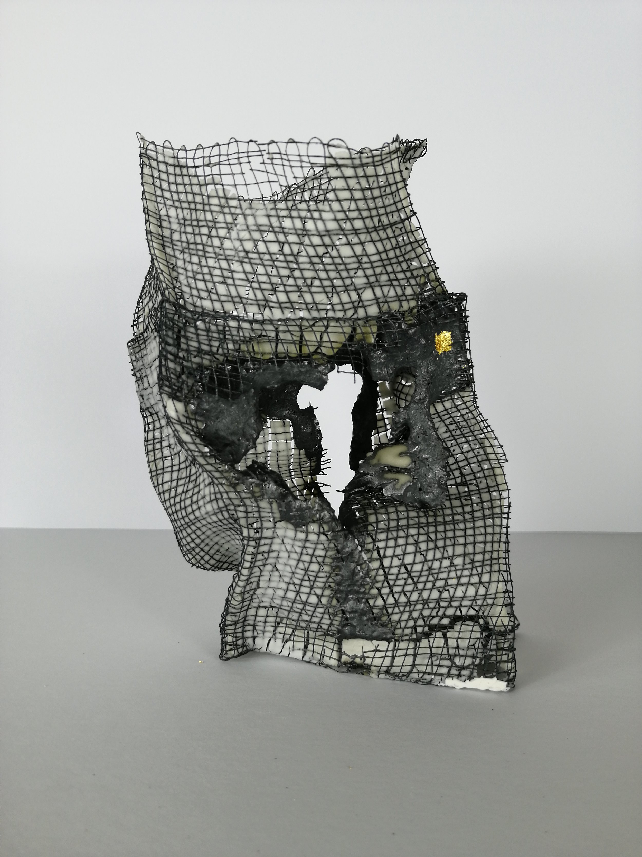 All in Vain wire ceramic sculpture