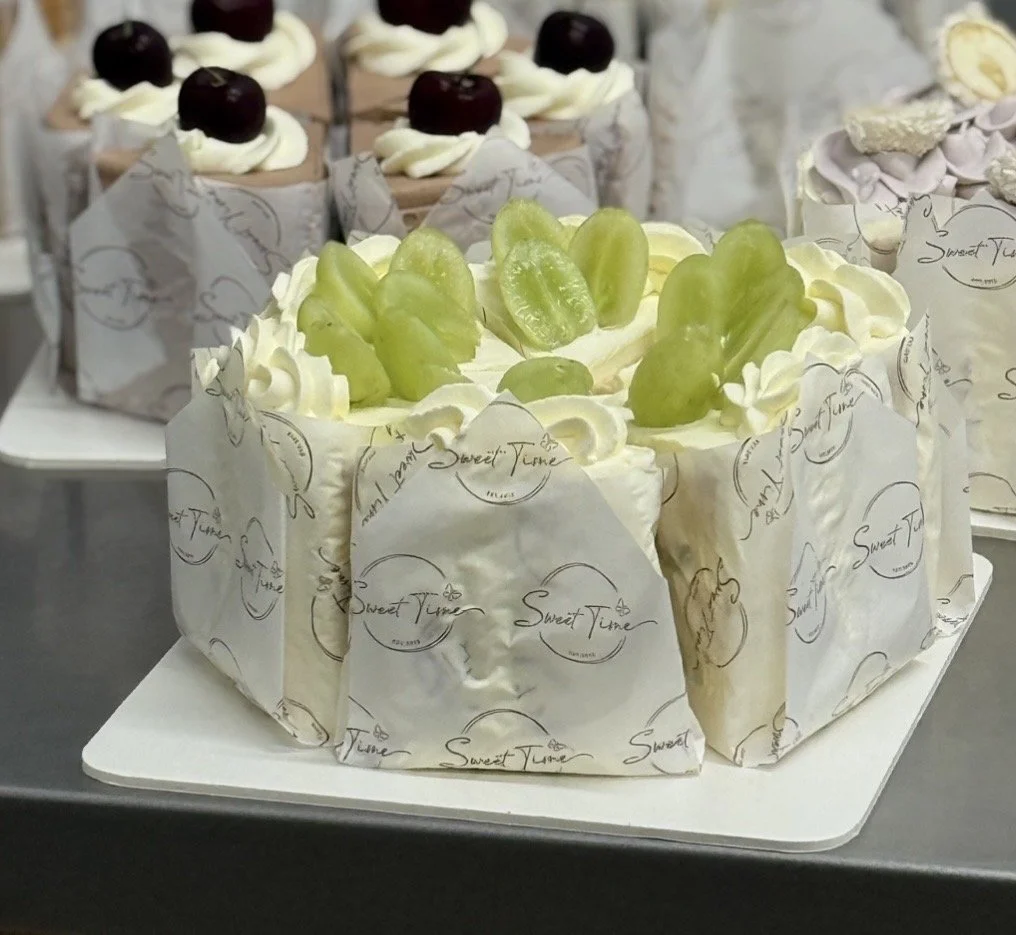 Sliced Green Grape w Grape Jelly