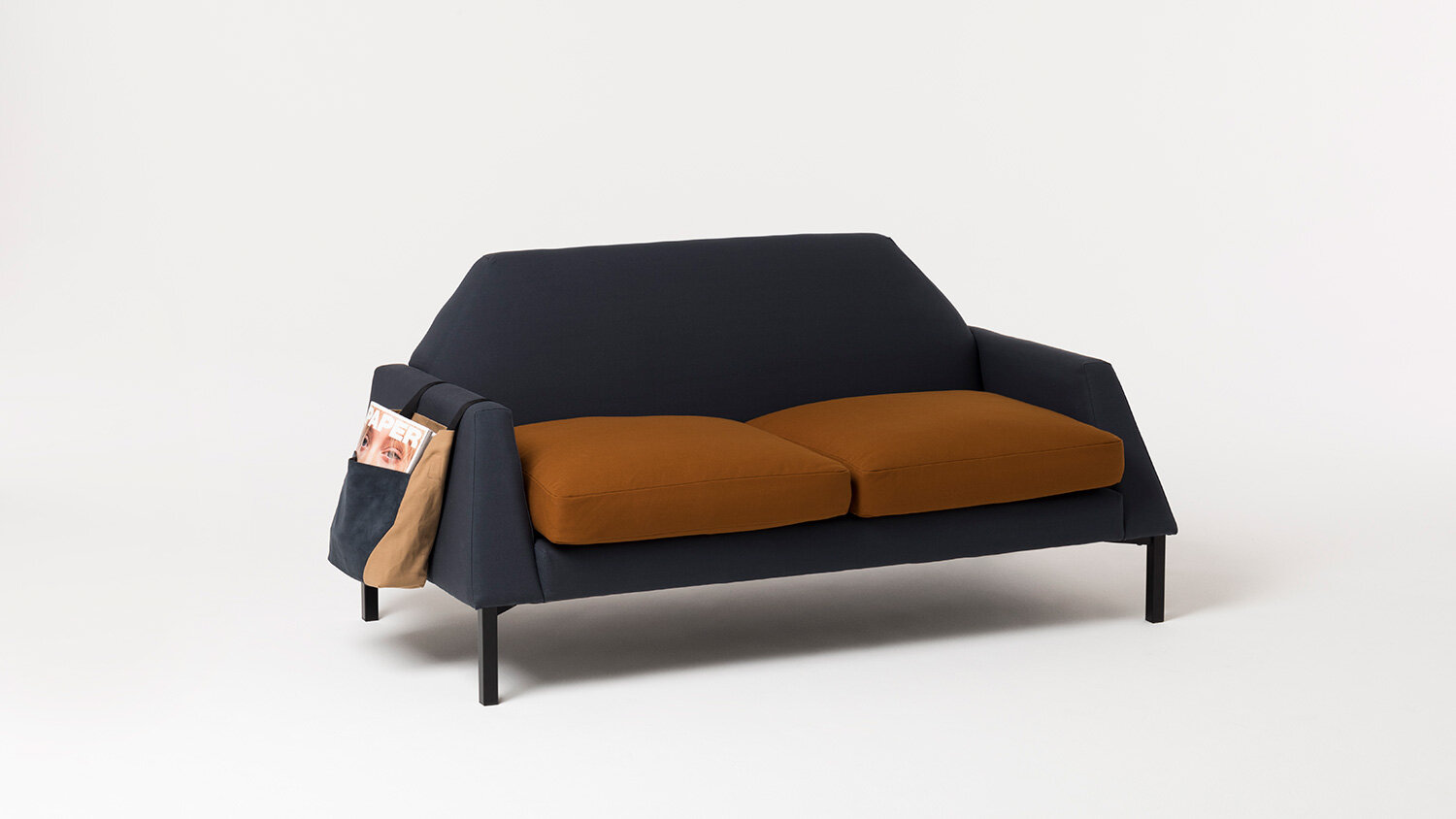 100% wool two seater sofa