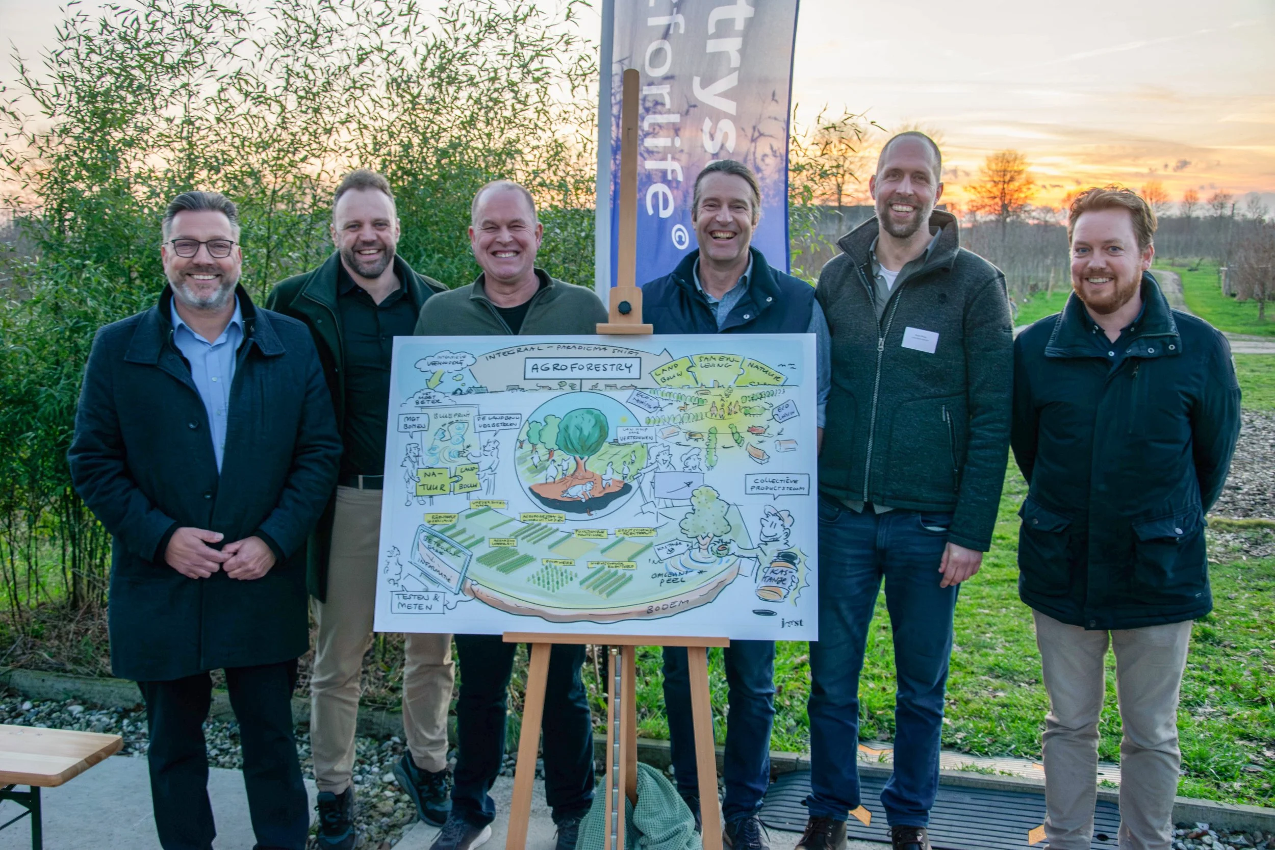 Wethouders openen AgroforestryBlueprint als officiële experimenteerlocatie