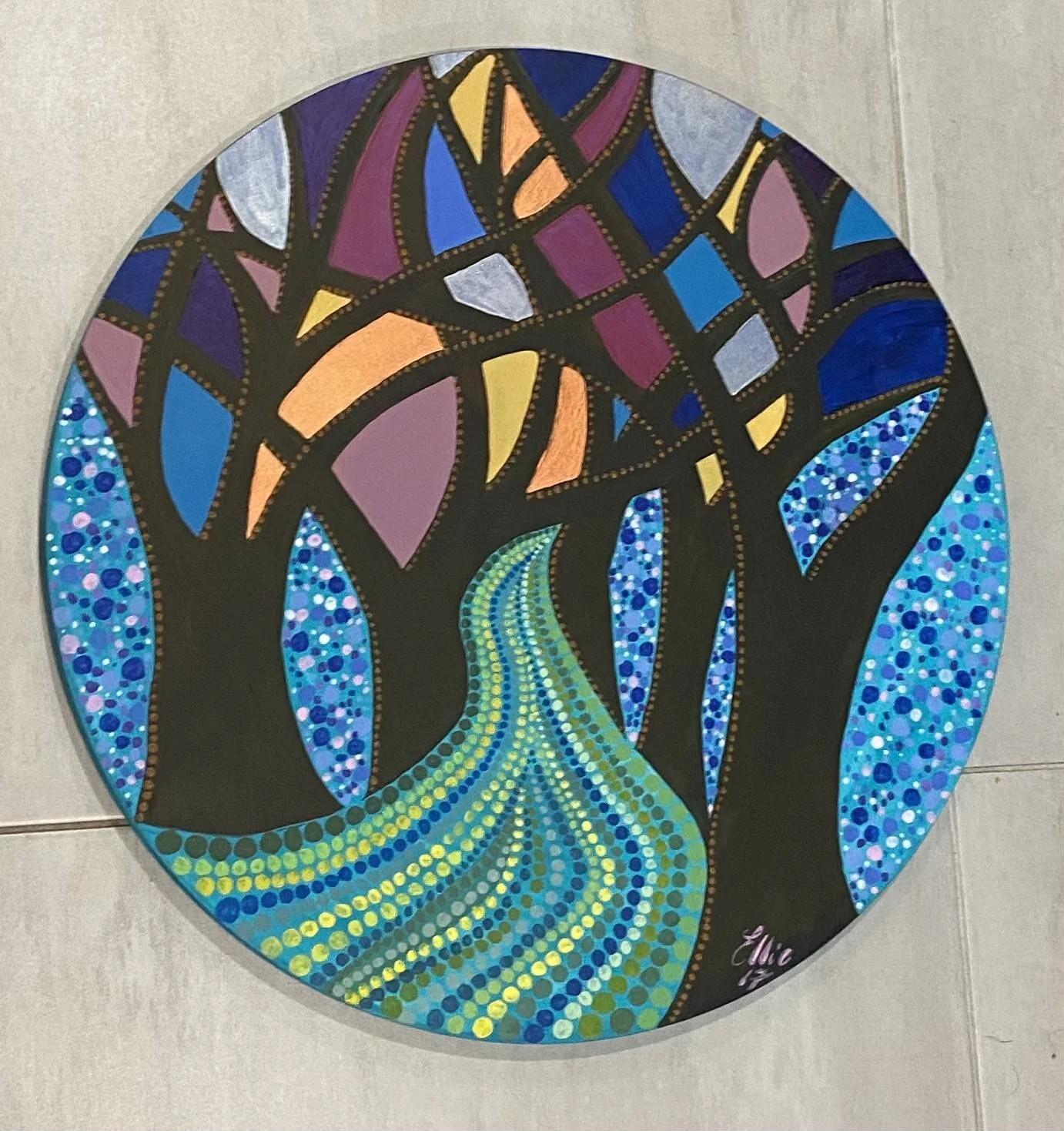 Circular Dots — Sold