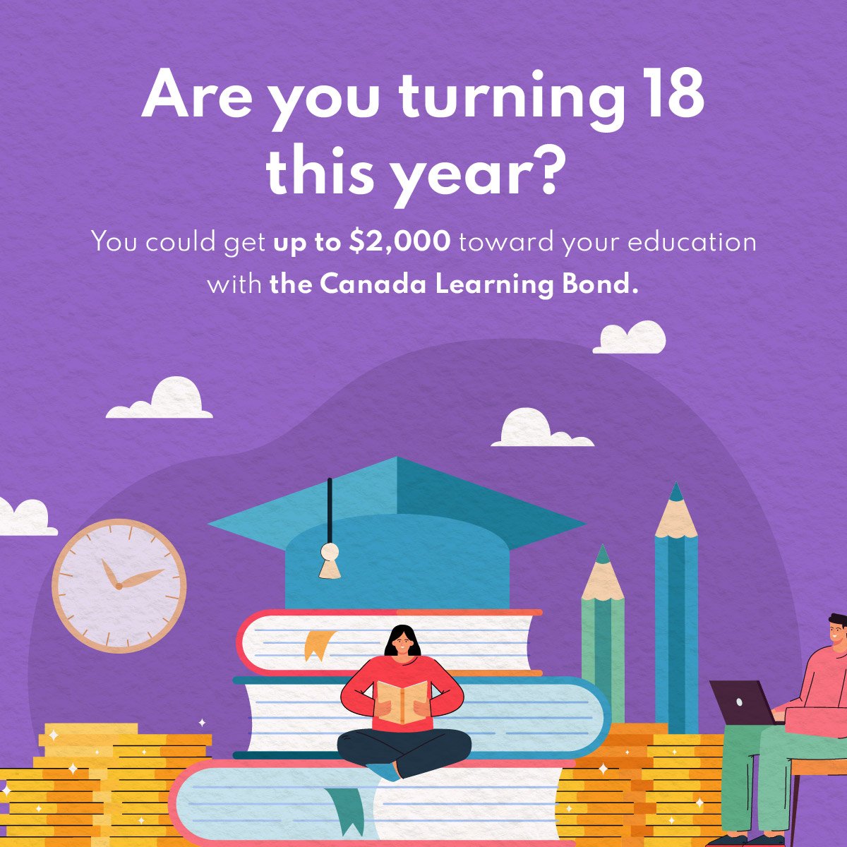 Get up to $2,000 to Help Pay for Post-Secondary Education