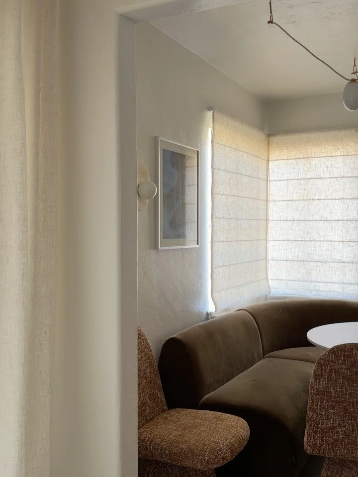 But did I mess up taking the gigantic ceiling fan out of the dining room??