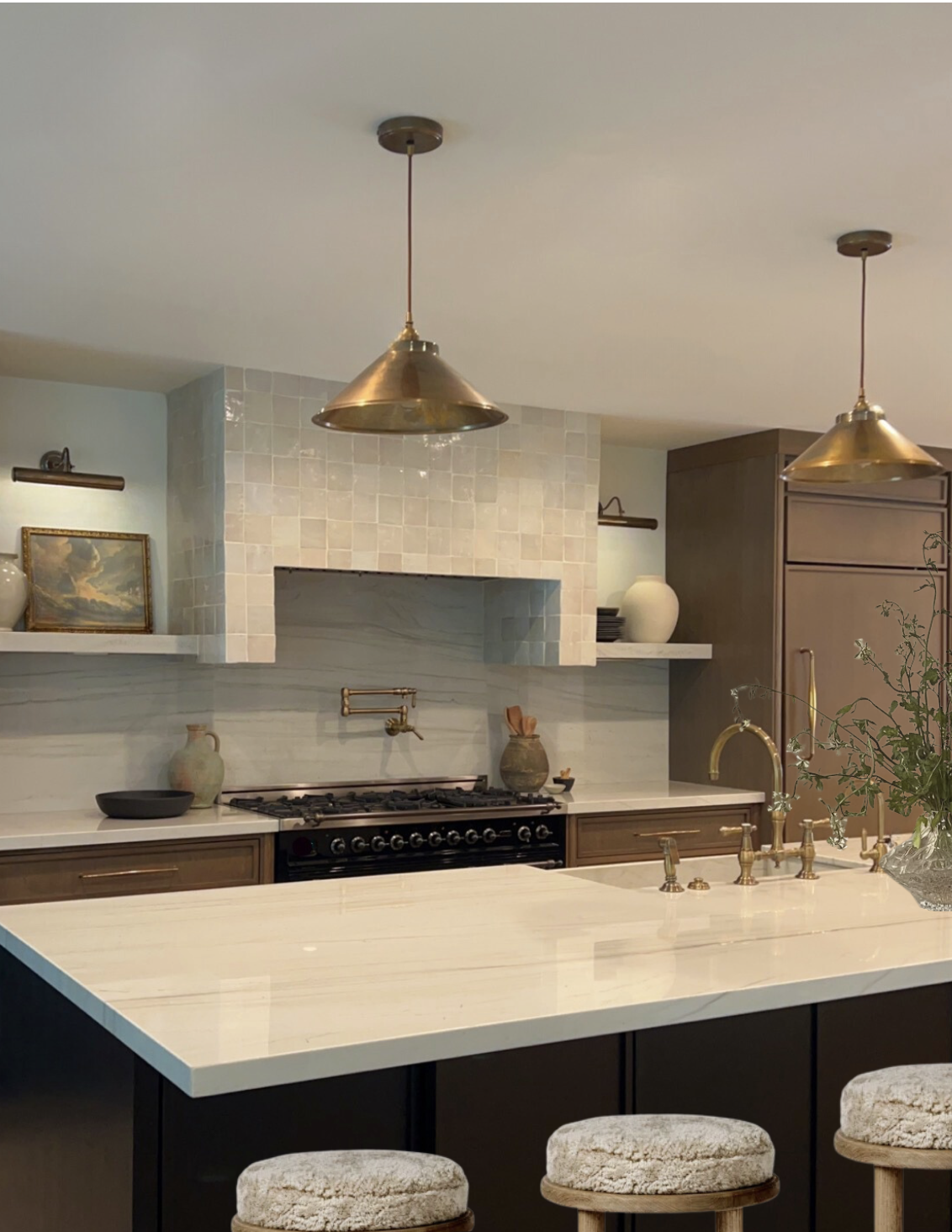 Contemporary Transitional Kitchen Remodel by Earthen Co Interiors project photo