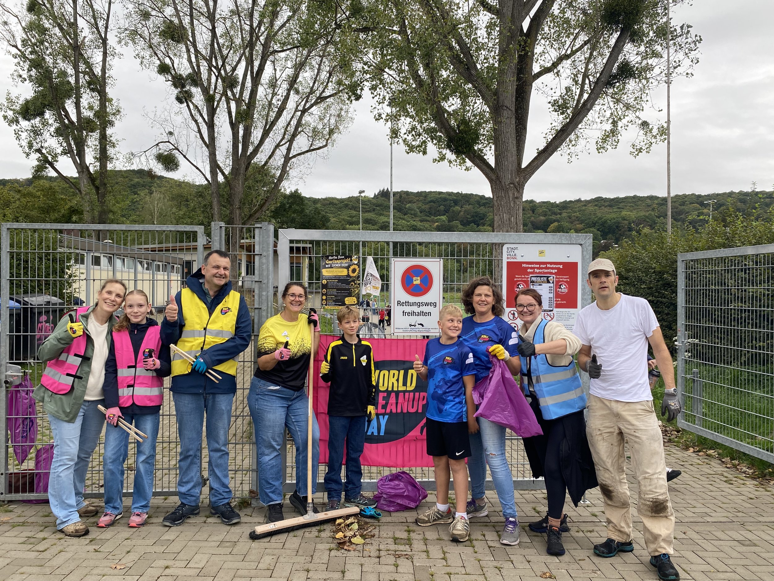 Hertha Picobello im Rahmen des World CleanUp Day 2026