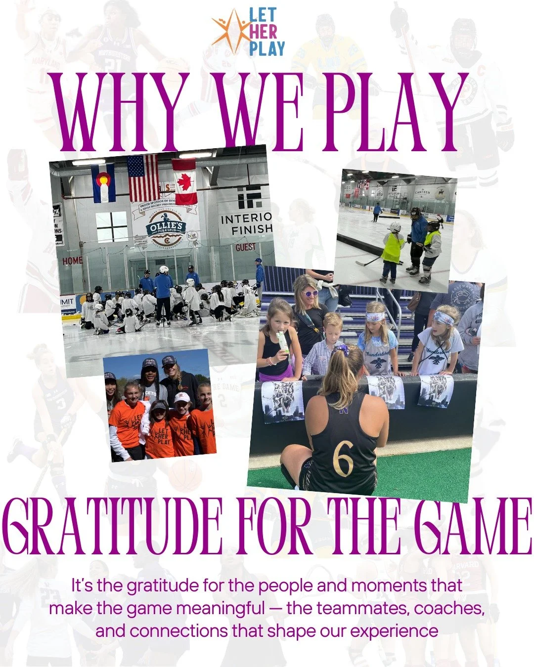 This week, we&rsquo;re grateful for the teammates, coaches, supporters, and moments that shape girls&rsquo; experiences in sport. Gratitude for the game &mdash; and for the people who make it meaningful. This is why we play. 

#WhyWePlay #GratefulFor