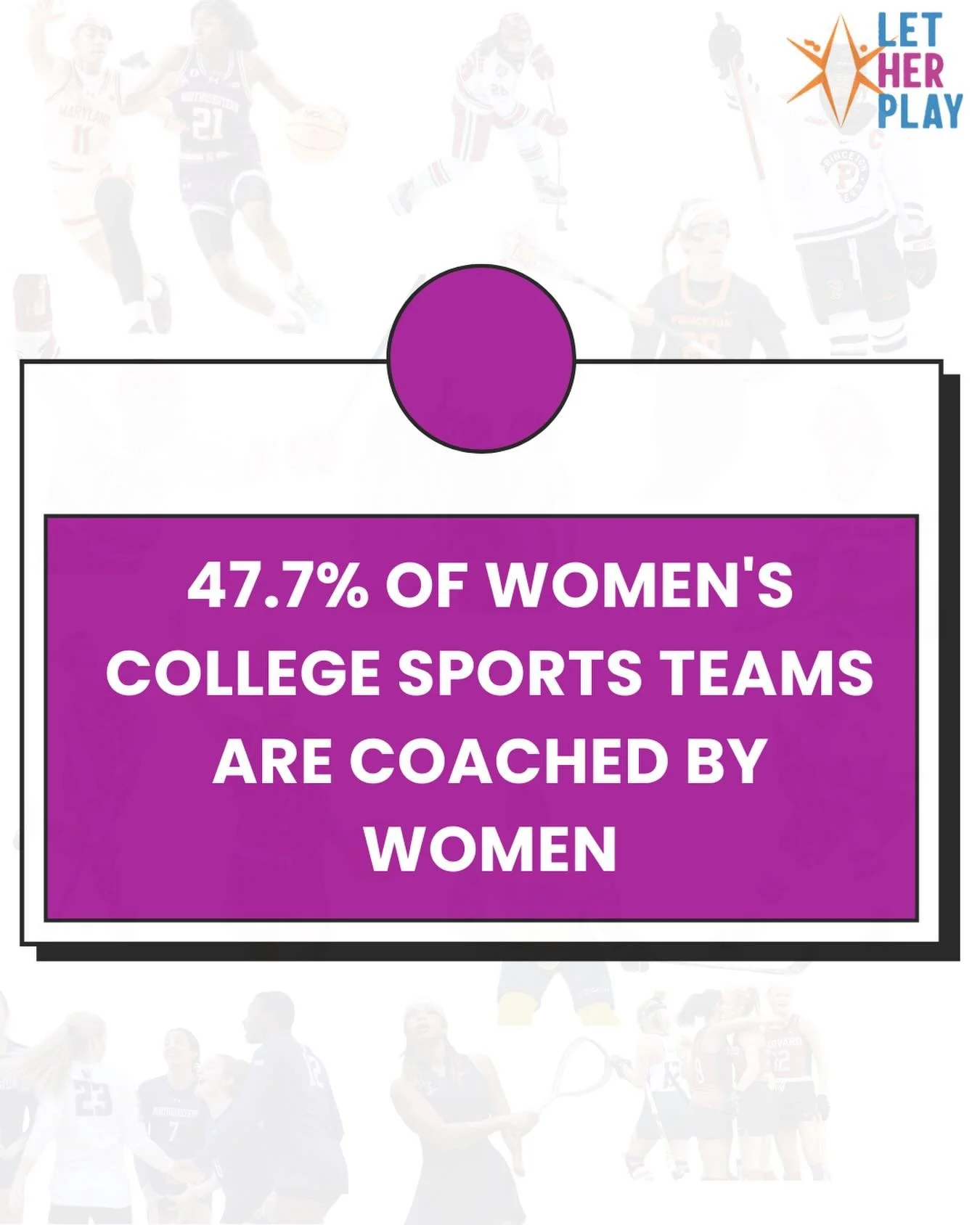 47.7% is not enough. Representation matters in the game AND on the sidelines. When girls see women leading, they believe they can too.

#SaturdayStats #RepresentationMatters #WomenWhoCoach #LetHerPlay