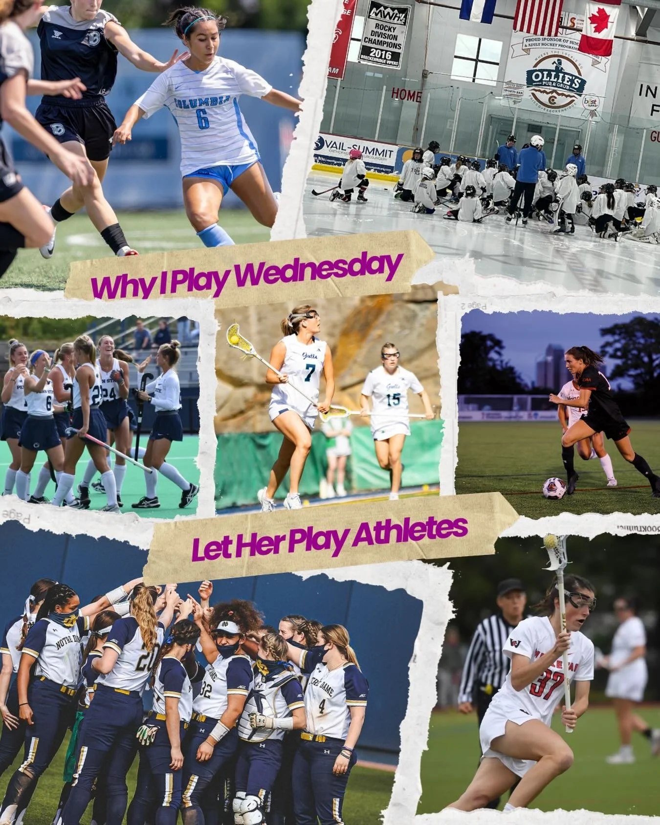 Every photo tells a different story, but they all come back to the same thing: why we play. It&rsquo;s the teams, the moments, and the experiences that stay with us 

#WhyIPlayWednesday #PlayForMore #KeepGirlsPlaying #LetHerPlay