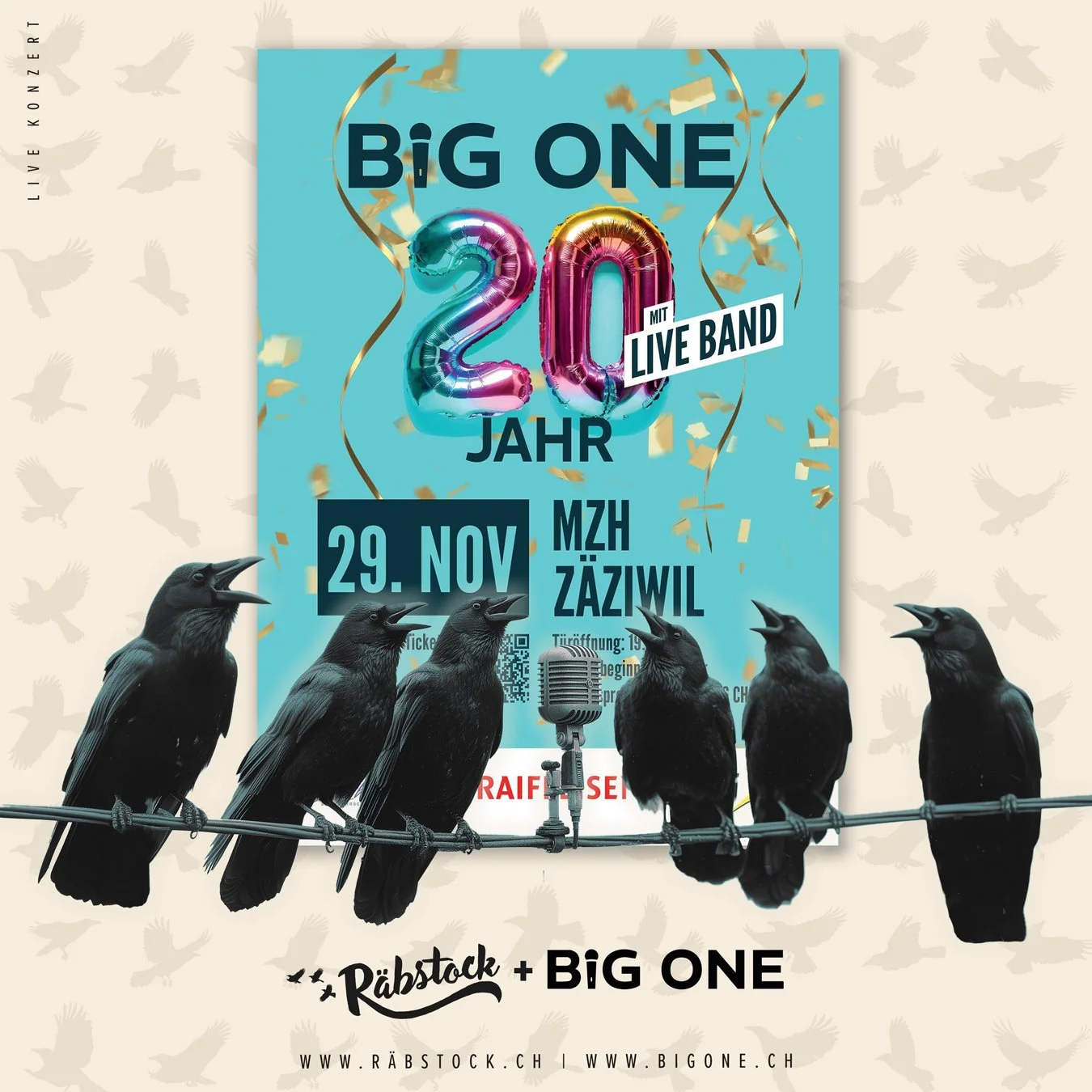 🎙️ 29.11.2025 | Räbstock & Big One Biglen | MZH Zäziwil 🎷 
#musiclovers #livemusic #rockmusic #räbstock #summerlove #chor #biglen 
@bigone_biglen