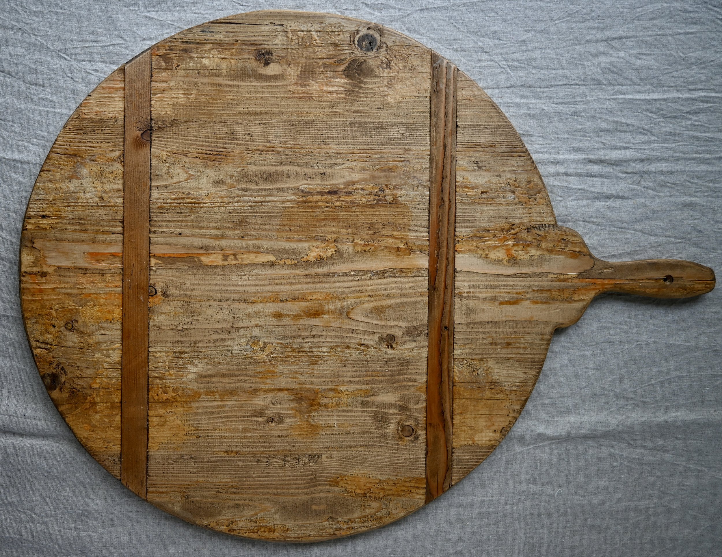 Large Rectangle Bread Board Reclaimed Repurposed Vintage 