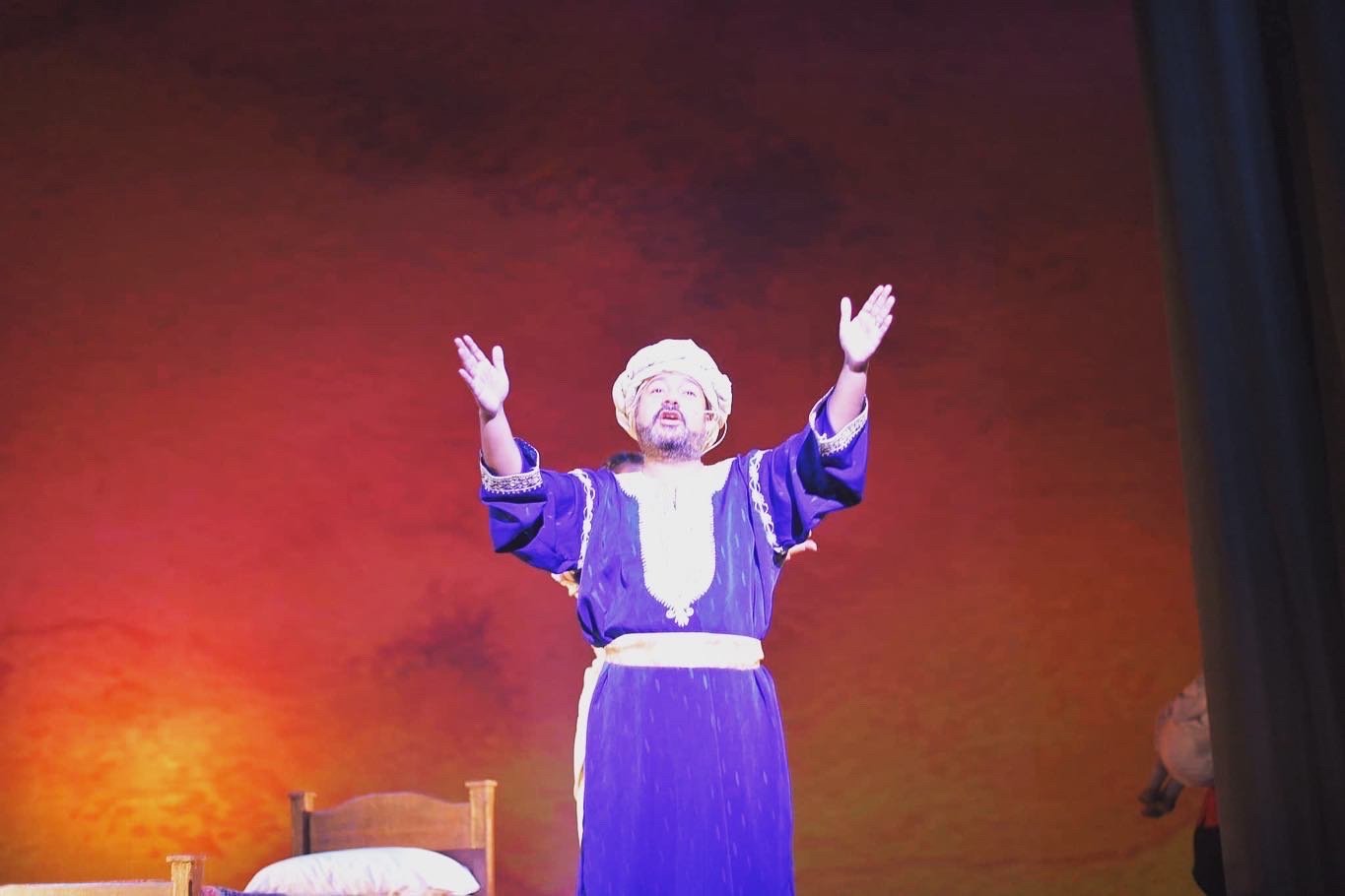 My musical theatre debut as Fakir in The Secret Garden with TheatreLab Dayton last May.
