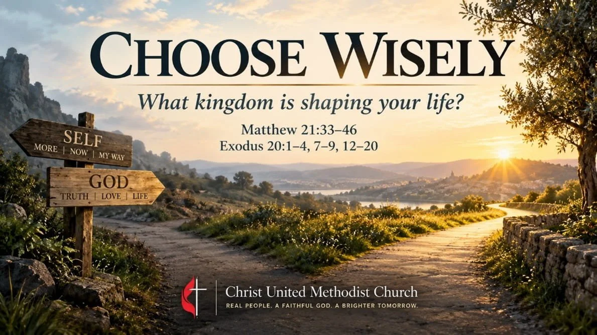 Oct. 4, 2026  Choose Wisely