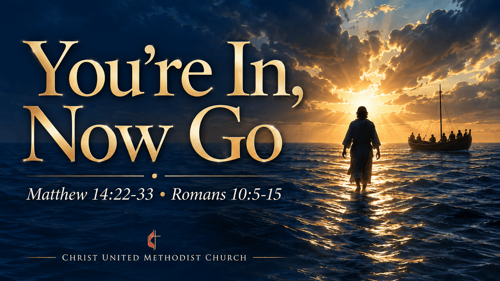 Sunday, August 9, 2026. "You’re In, Now Go"
