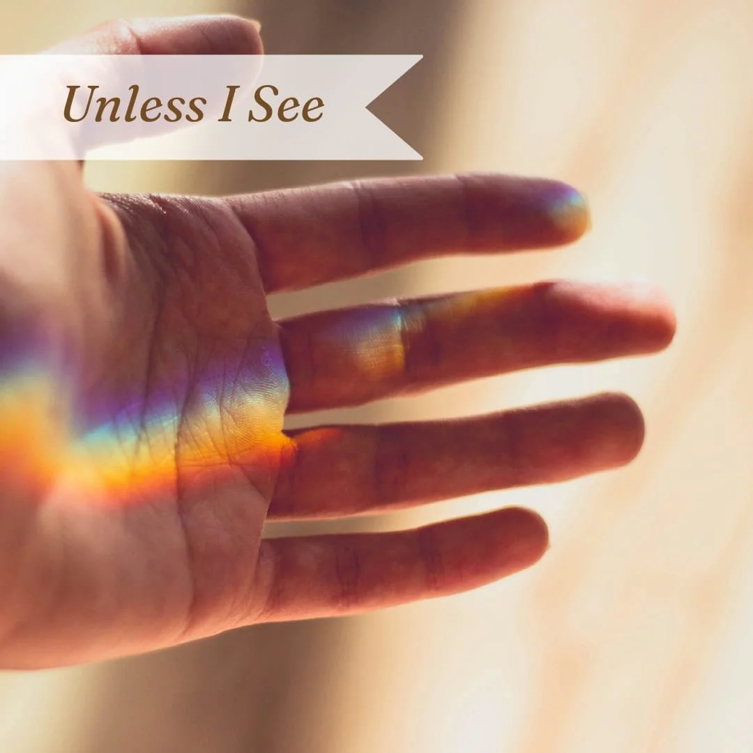 Sunday, April 12, 2026. “Unless I See”