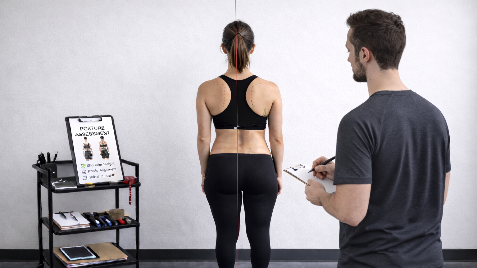 Baseline session with posture and movement check for personal training in Etobicoke