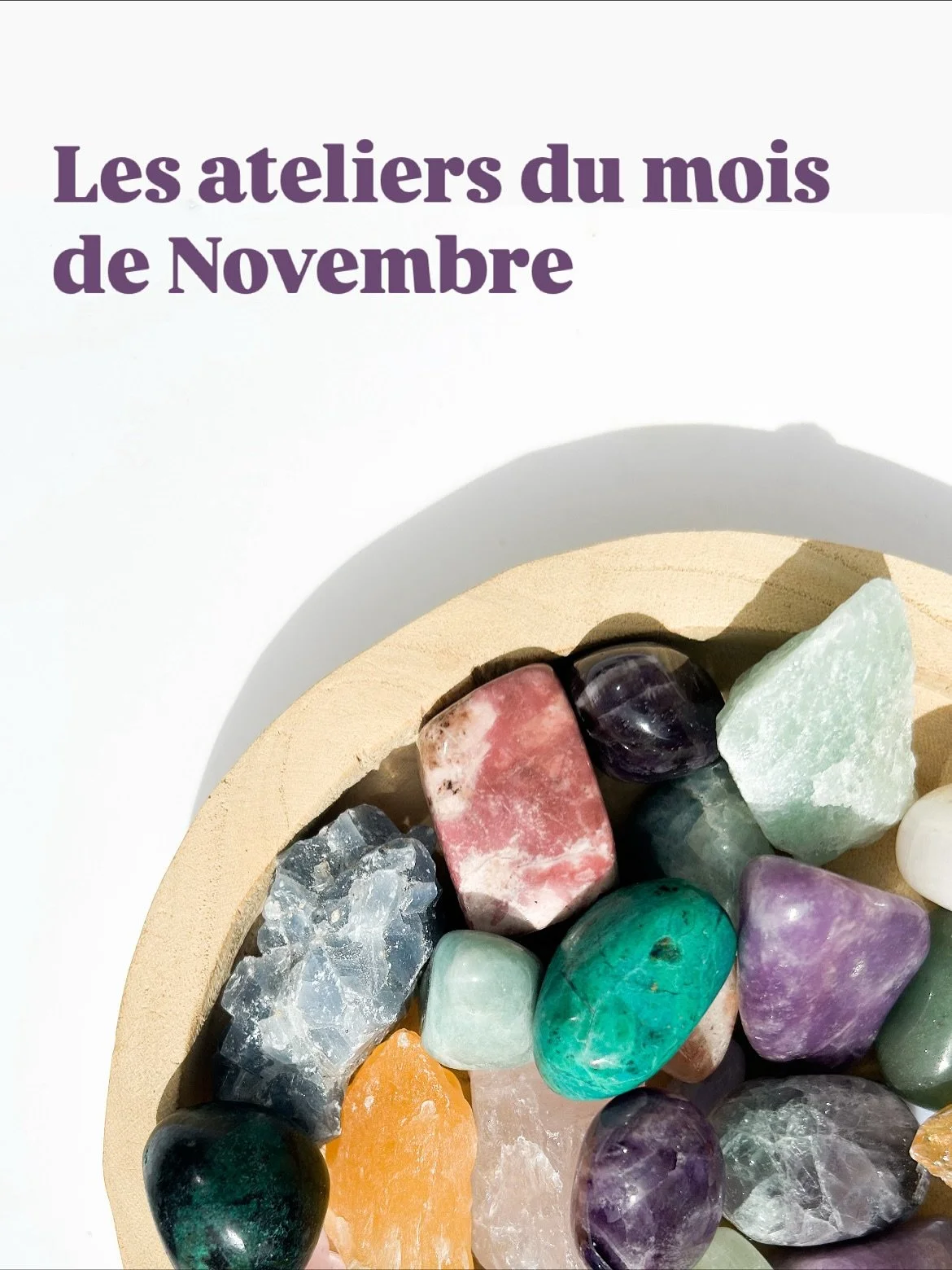 LES ATELIERS DU MOIS DE NOVEMBRE 🌝

15/11 : L&rsquo;ancrage &amp; son chakra racine !

L&rsquo;ancrage est un &eacute;l&eacute;ment indispensable lorsque nous voulons (re)trouver une stabilit&eacute; int&eacute;rieure. &Eacute;motivit&eacute;, chang