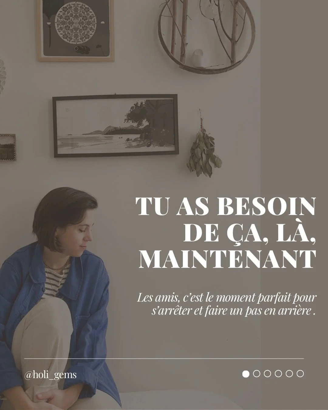 Les amis, c&rsquo;est le moment parfait pour s&rsquo;arr&ecirc;ter et faire un pas en arri&egrave;re

Nous sommes &agrave; la MOITI&Eacute; de l&rsquo;ann&eacute;e
Alors observe avant que l&rsquo;ann&eacute;e te passe entre les doigts
Arr&ecirc;te-to