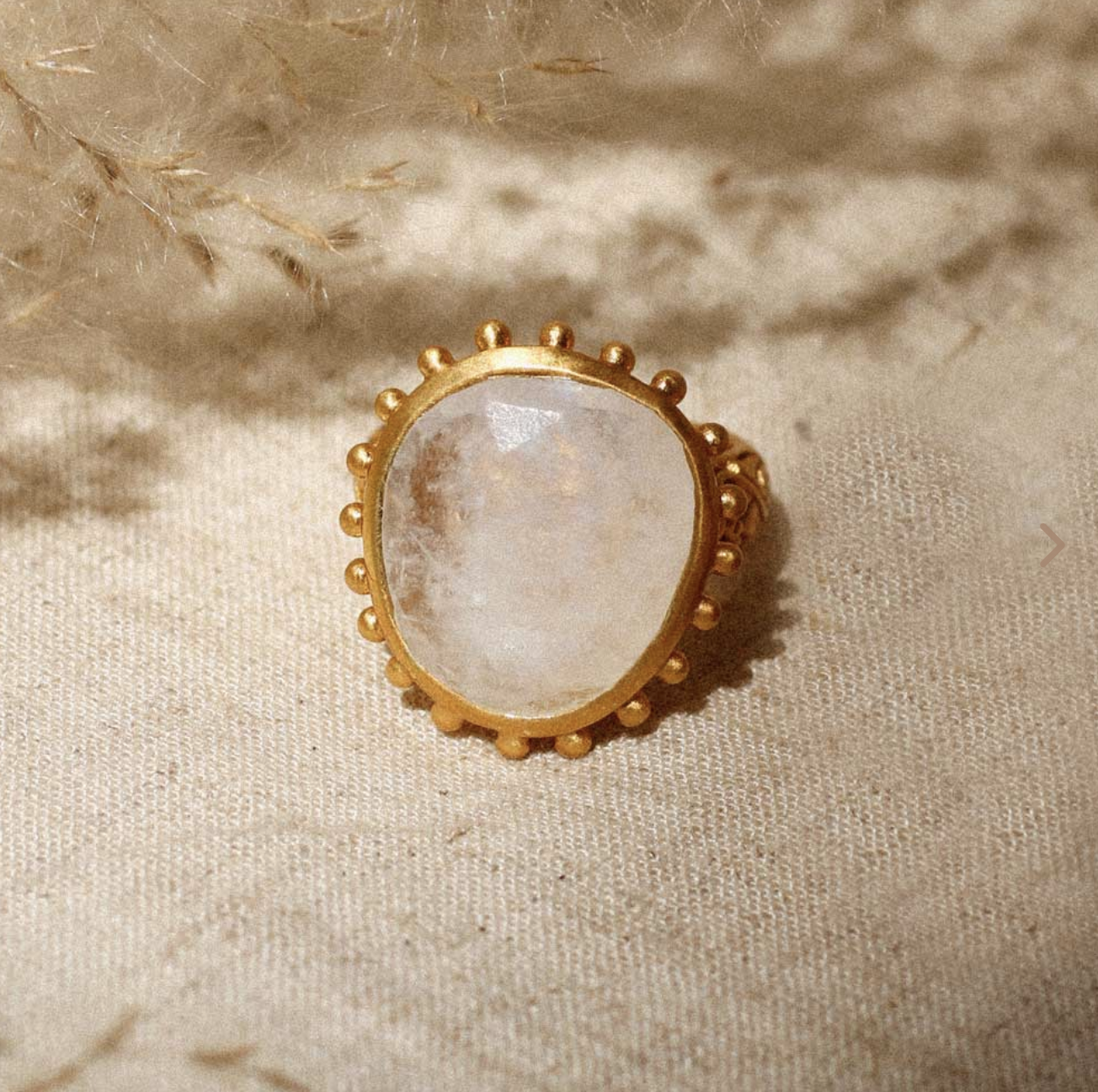 Bague Sagesse, Sauvage et Libre • Pierre de lune