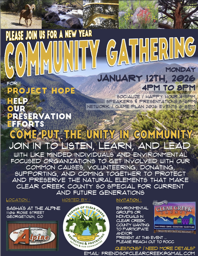 Friends of Clear Creek Community Gathering