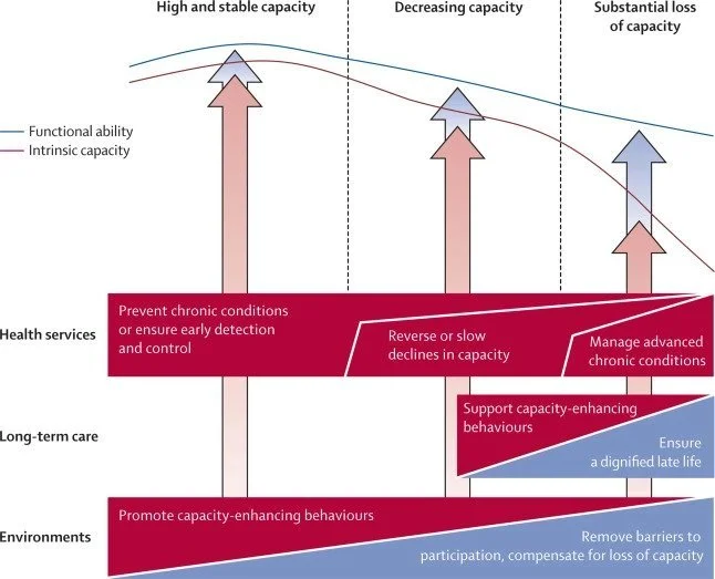 Figure A public health framework for healthy ageing