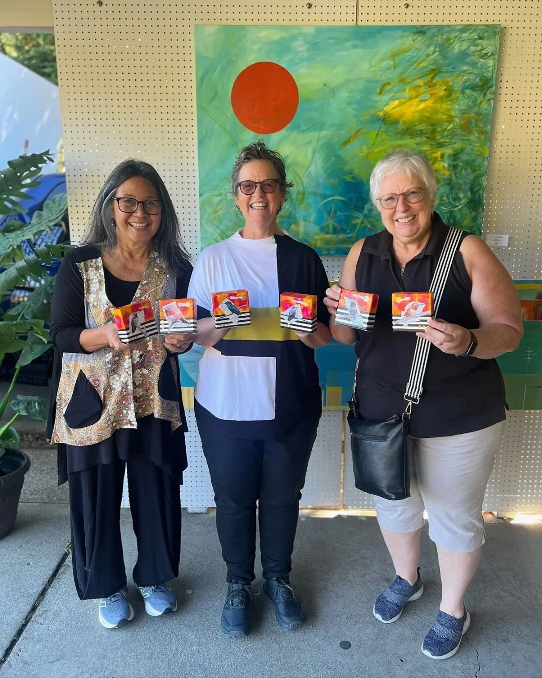 What an amazing first weekend of @sonomacountyarttrails !  Thank you to all who came by to look, to buy, to visit.  Your feedback and our conversations were inspiring.  I&rsquo;m beyond blessed with an amazing team of my husband, my best friend, my d