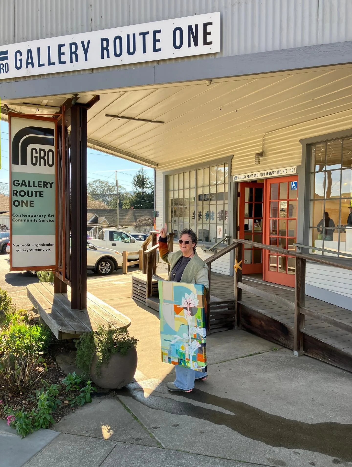 Thank you @galleryrouteone for such a warm welcome when dropping off my painting on Monday.  Excited and honored to be a part of the exhibit &ldquo;The Edge of Possible&rdquo; juried by @loriaustingallery. 

If you are near Point Reyes Station tomorr