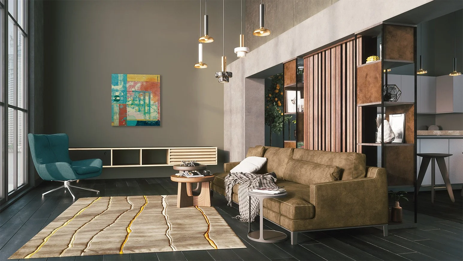  Recollection   36” x 36” Acrylic on Canvas