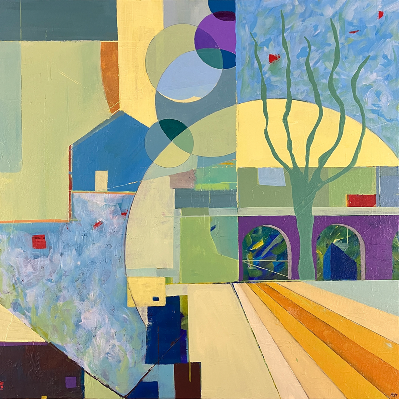  Visions   24” x 24” Acrylic on Canvas