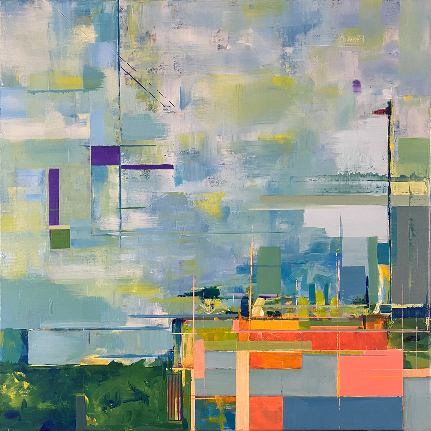  Plateau   24” x 24” Acrylic on Canvas