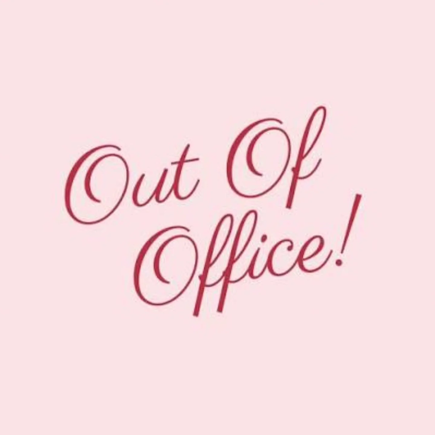 Just a note to all clients that I am on holiday and out of the country until the 23rd! All messages will be replied to then 💕🍓