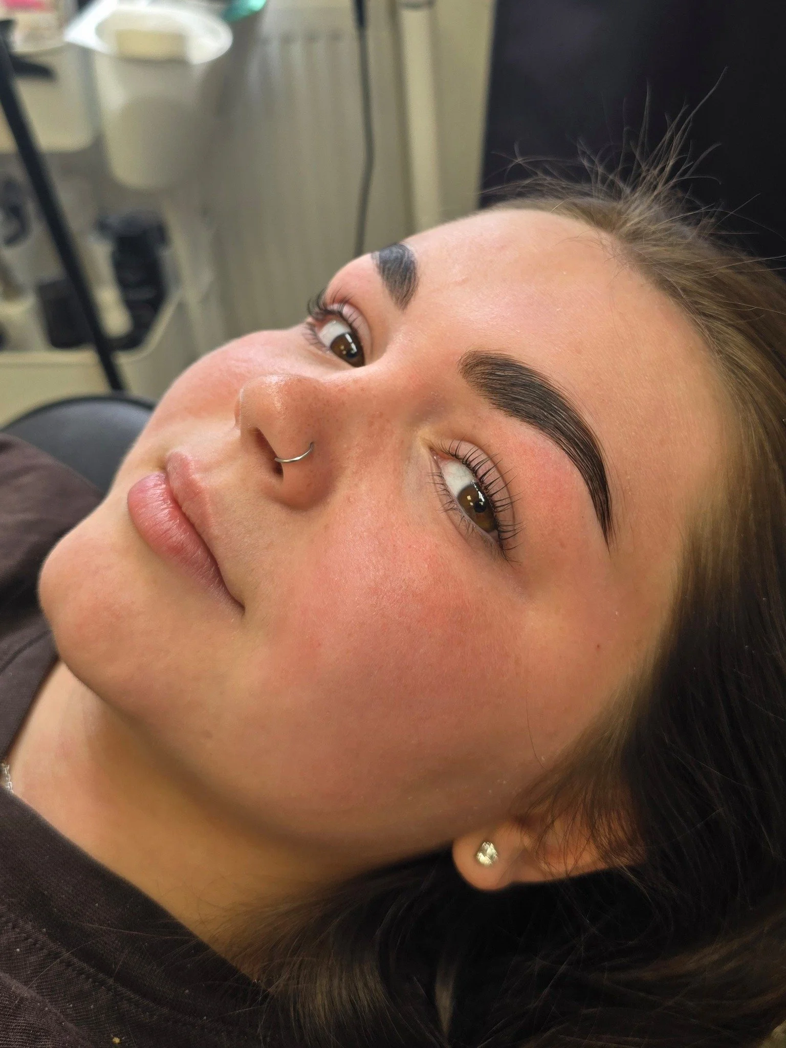 Oor Amy 🩷

💅 Service: Korean Lash Lift &amp; Tint with Brow Lamination &amp; Tint
🕑 Time: 90 mins
💷 Cost: &pound;70

Check Availability &amp; Book Online at www.strawberrybronze.co.uk 🍓

🧴Products:
@lashbase_uk
@beautifulbrows
@ladybuglashesuk
