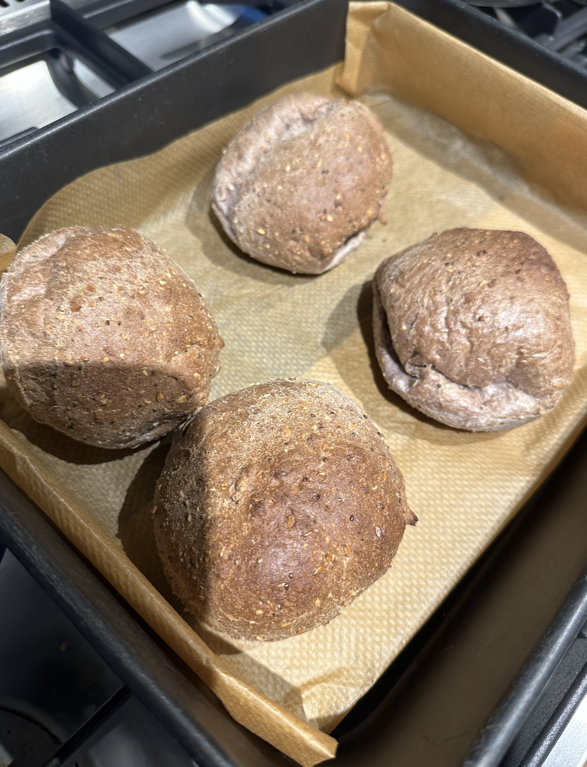 Seeded Grain-Free Buns