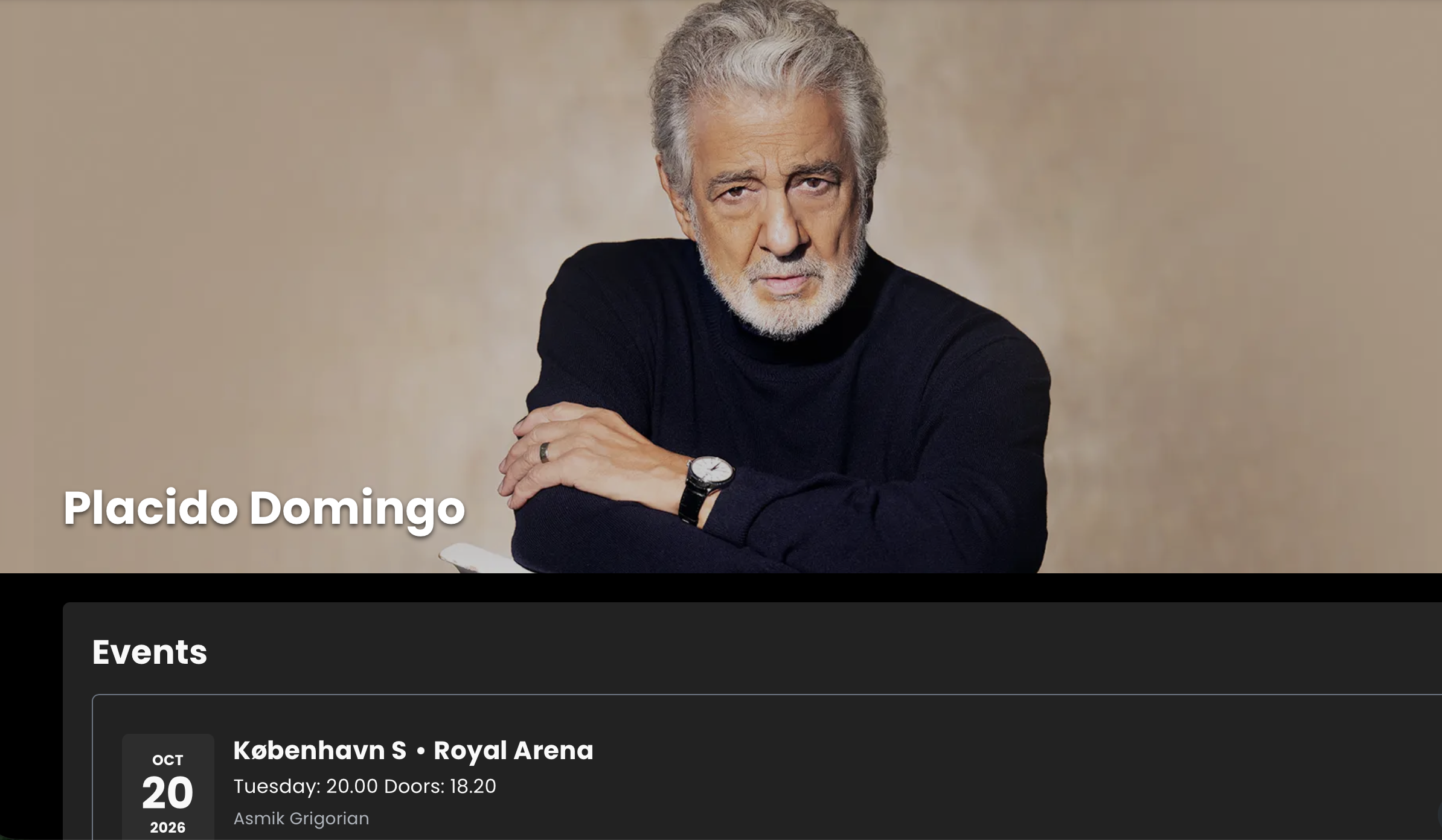 Opera Gala with Plácido Domingo