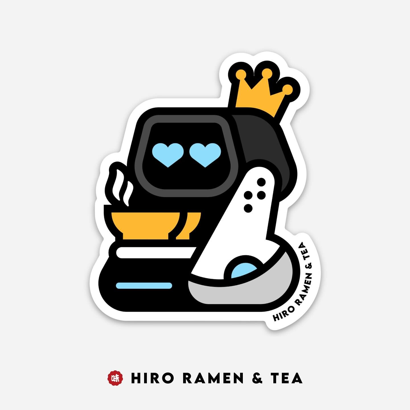 We&rsquo;ve got two new stickers in our shop starting today! First, a TARS sticker! And second, a commission design by @nolen.lee called, &ldquo;Sola &amp; TARS.&rdquo; Stop by today and pick one up! ❤️❤️❤️. 

#columbusohio #asseenincolumbus #ramen #
