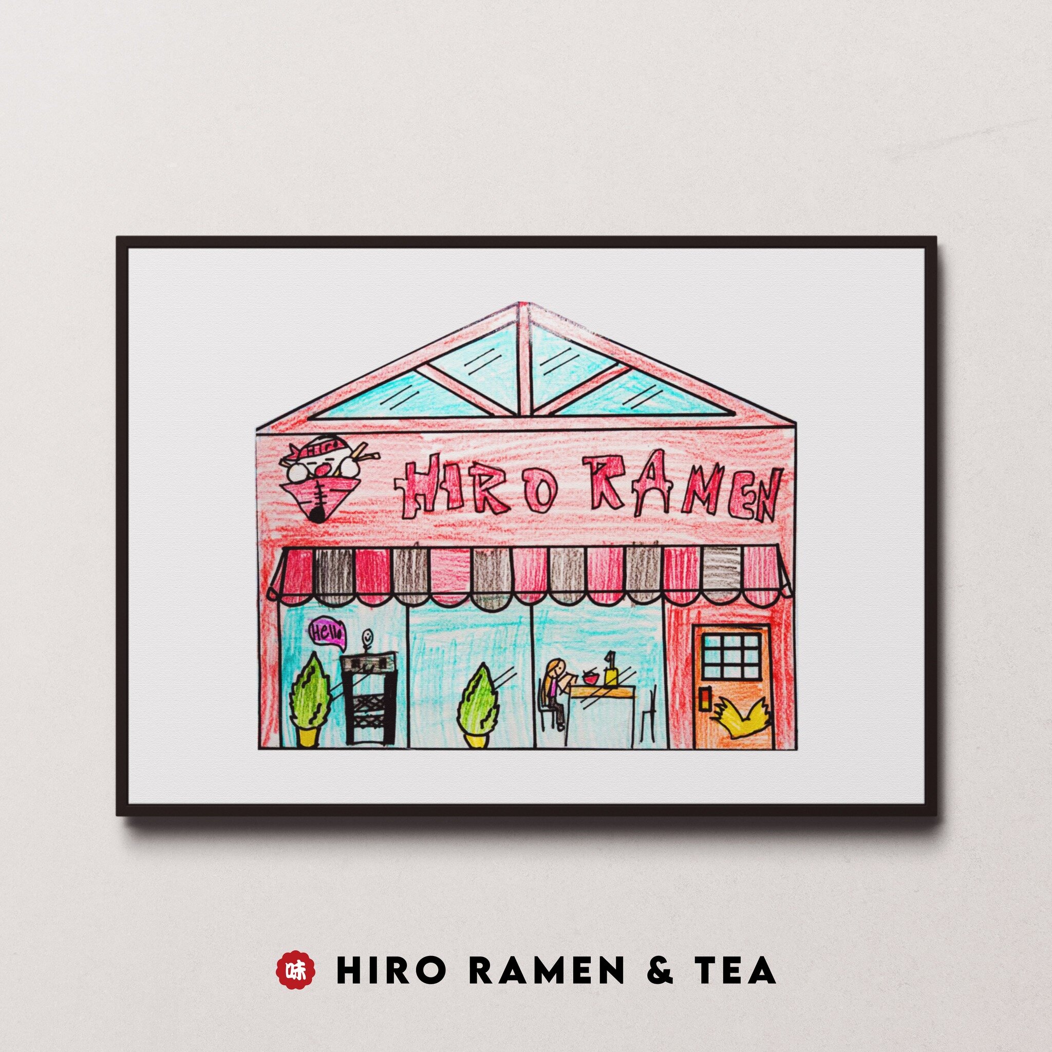 This weekend, we celebrate our 2 year anniversary at Hiro Ramen &amp; Tea! We are so grateful to everyone who has visited and supported us from the neighborhood and beyond! One of our customer's shared that their daughter, Elsa, wrote a report on Hir