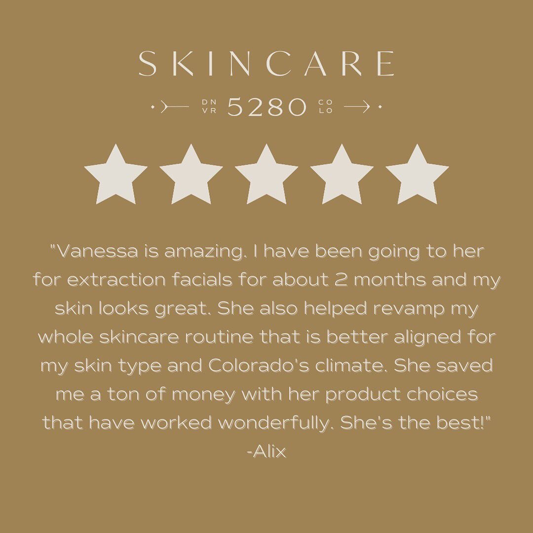 Thanks Alix! I agree, Vanessa is one of the best in the biz! 

 I had the great fortune to meet Vanessa as a client right after I opened Skincare 5280. She had heard about microneedling and wanted to see if it could fix an old scar. She was a makeup 