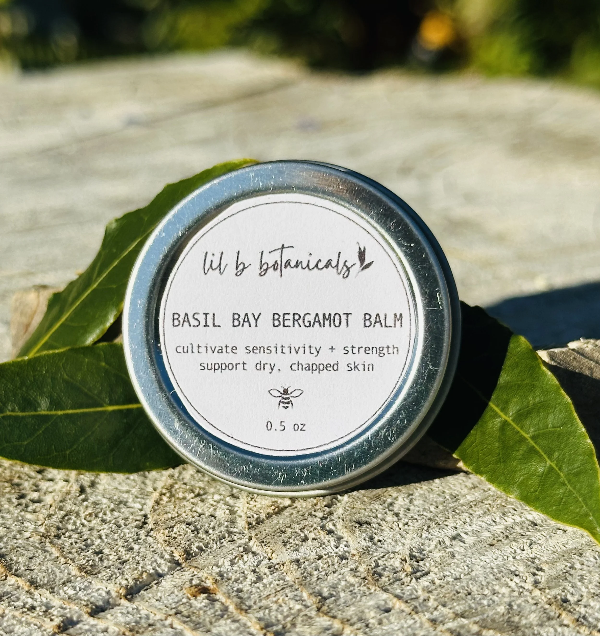 basil bay bergamot balm | 0.5 oz