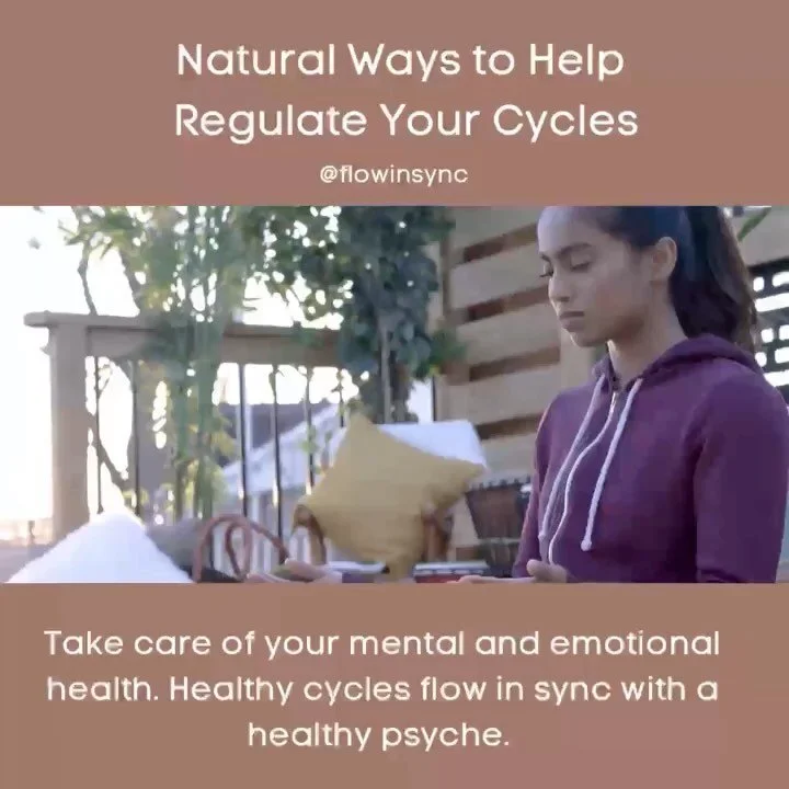 I&rsquo;m gonna say something you may not have heard before&hellip;

Your mental health and your menstrual health are closely connected. 

When we don't feel safe, when we feel constant stress or anxiety, our bodies might not feel safe to:
1) ovulate