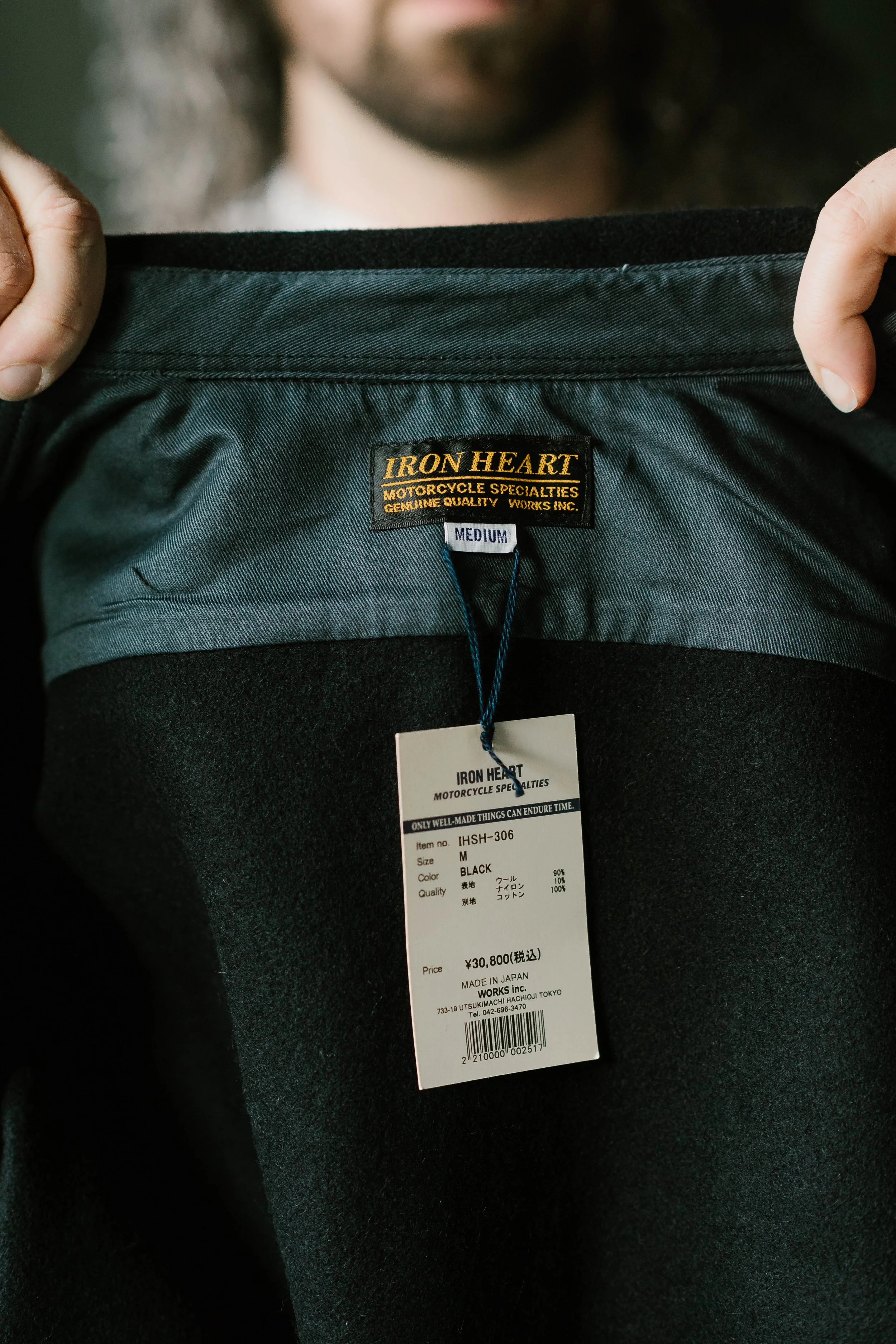 Iron Heart's Melton Wool CPO Shirt — James Dant Features