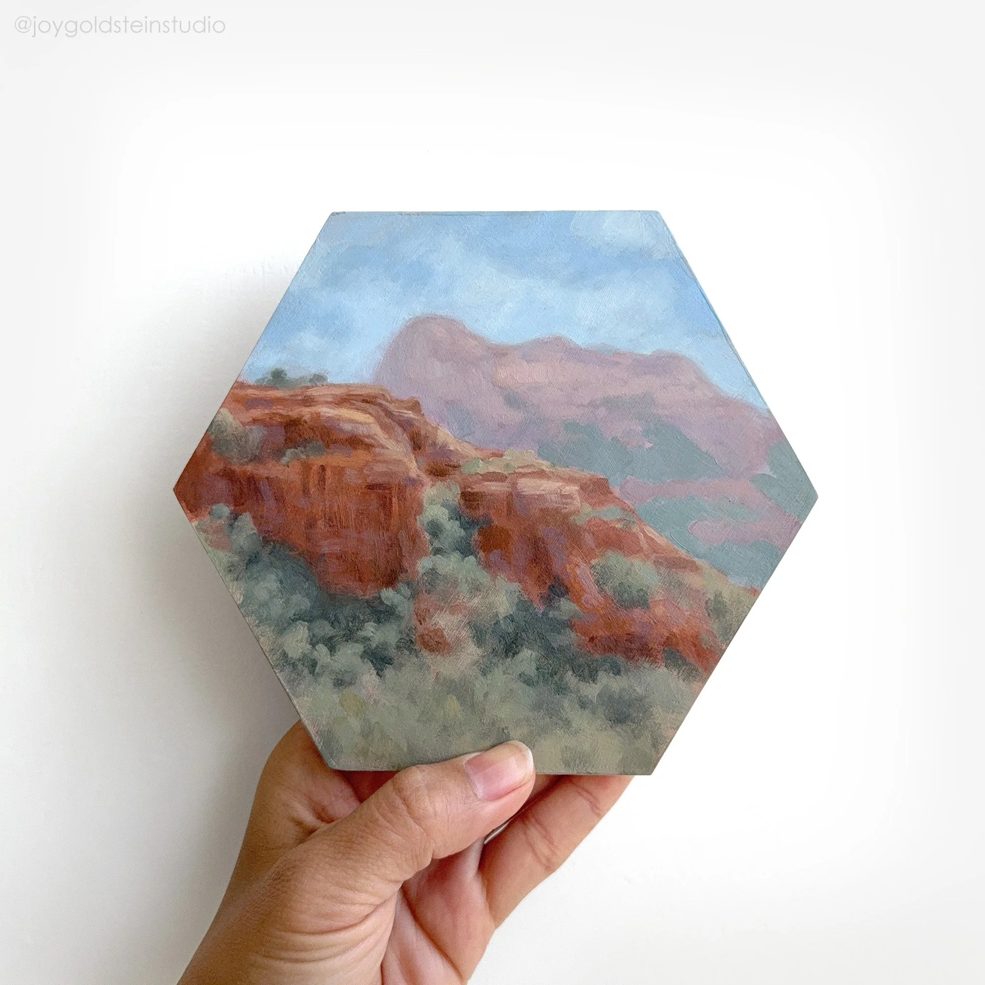 Boynton Canyon View, 5x5.75 inches, $45