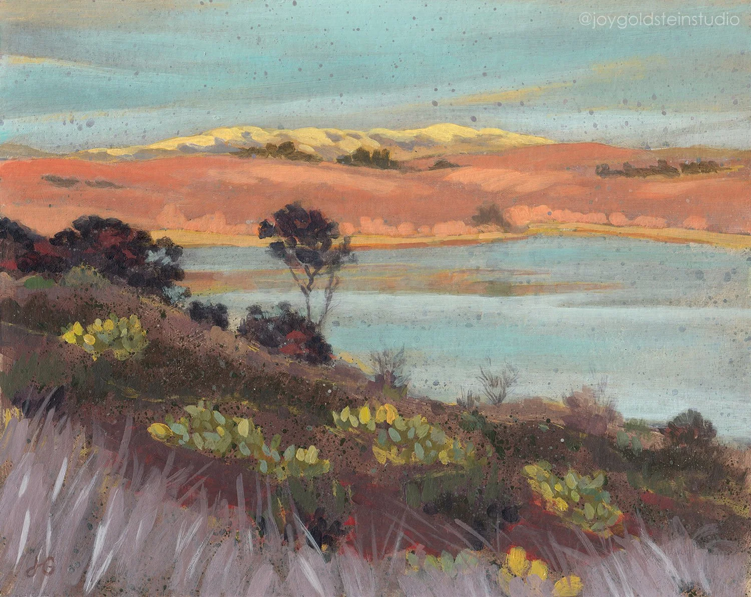 Lake Jennings, 8x10 inches