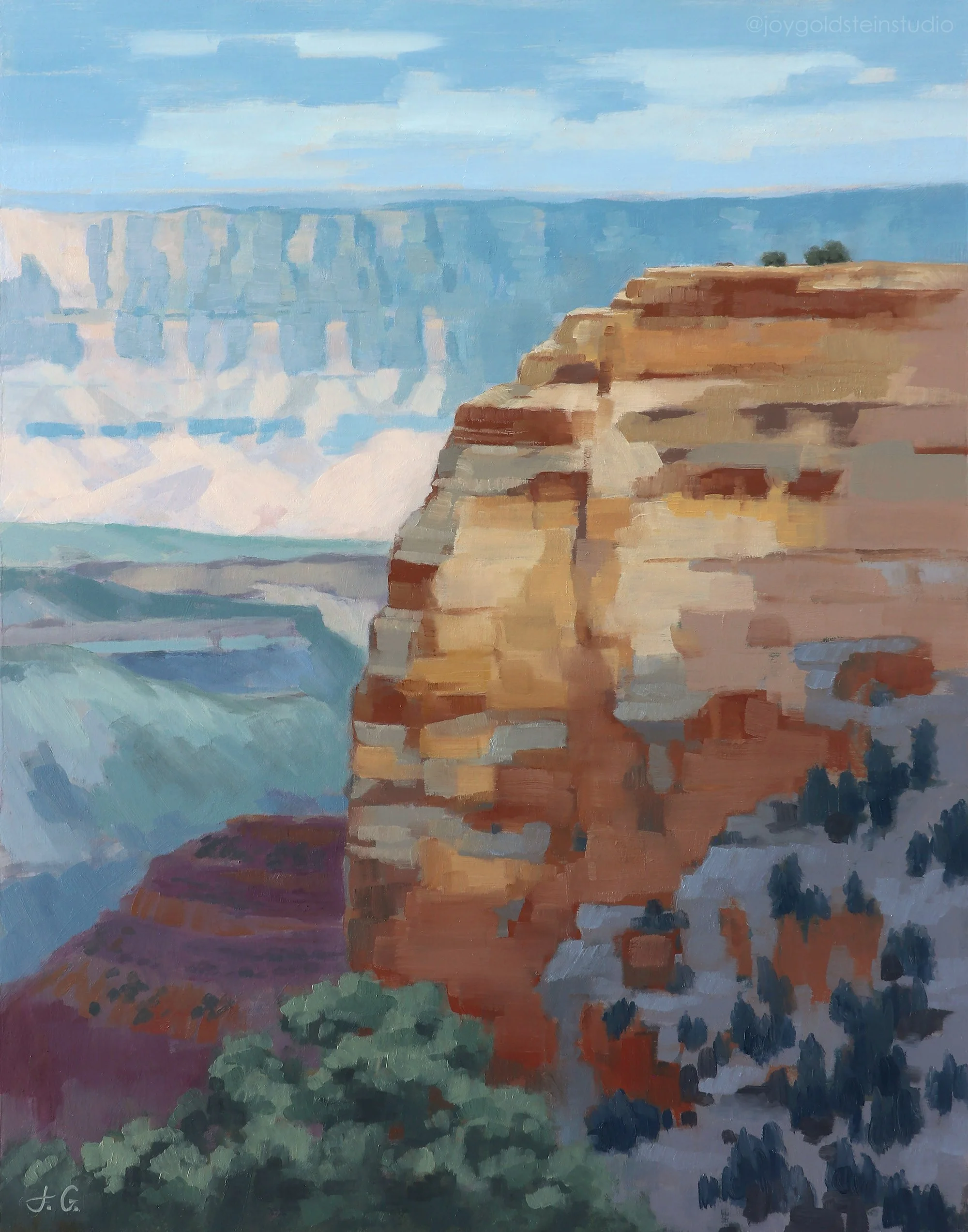 North Rim Grand Canyon, 11x14 inches
