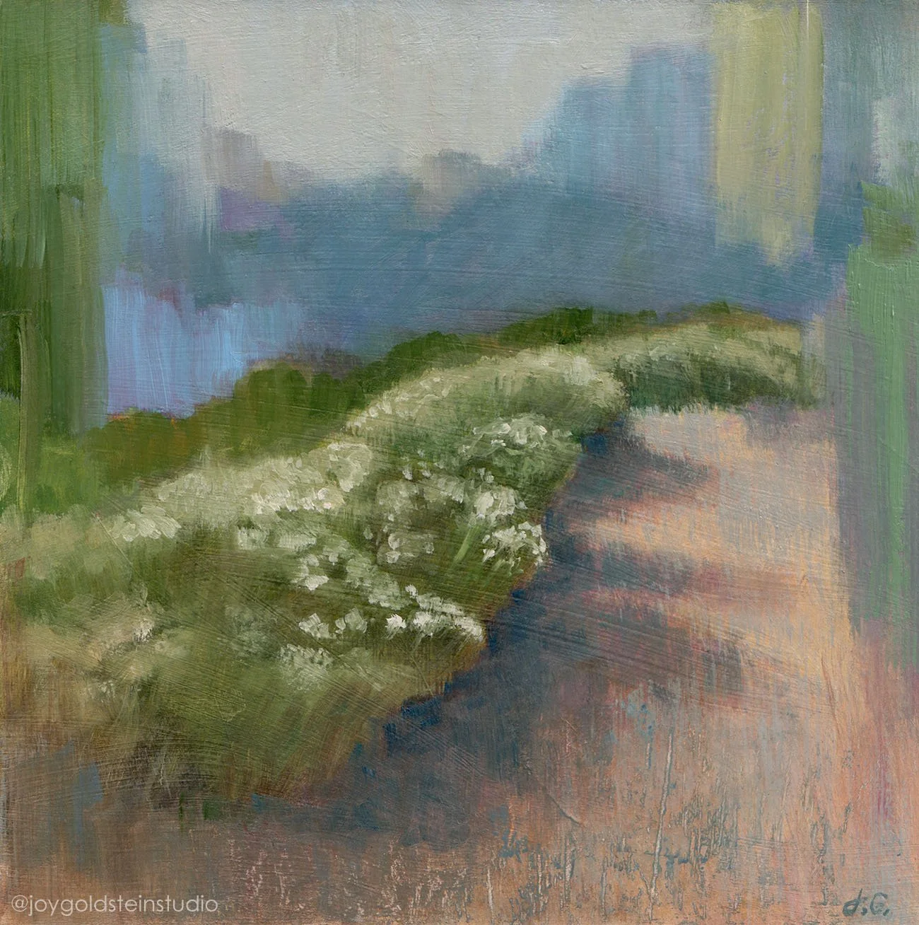 As I Walk With You, 8x8 inches Framed, $100