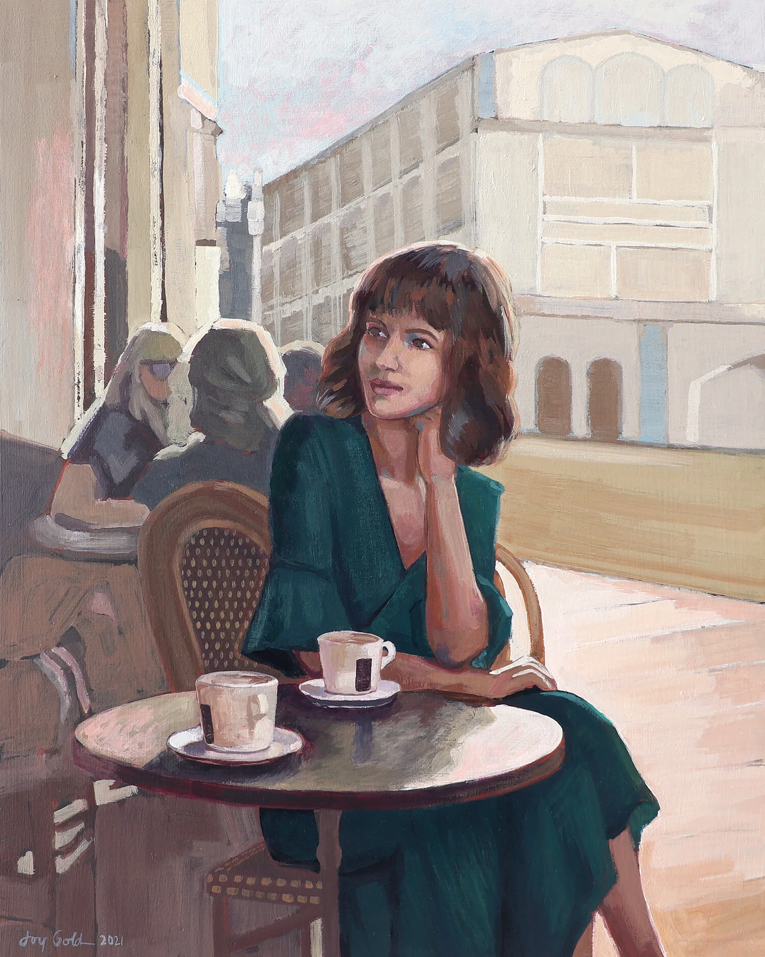 Green Dress, 16x20 inches, $200