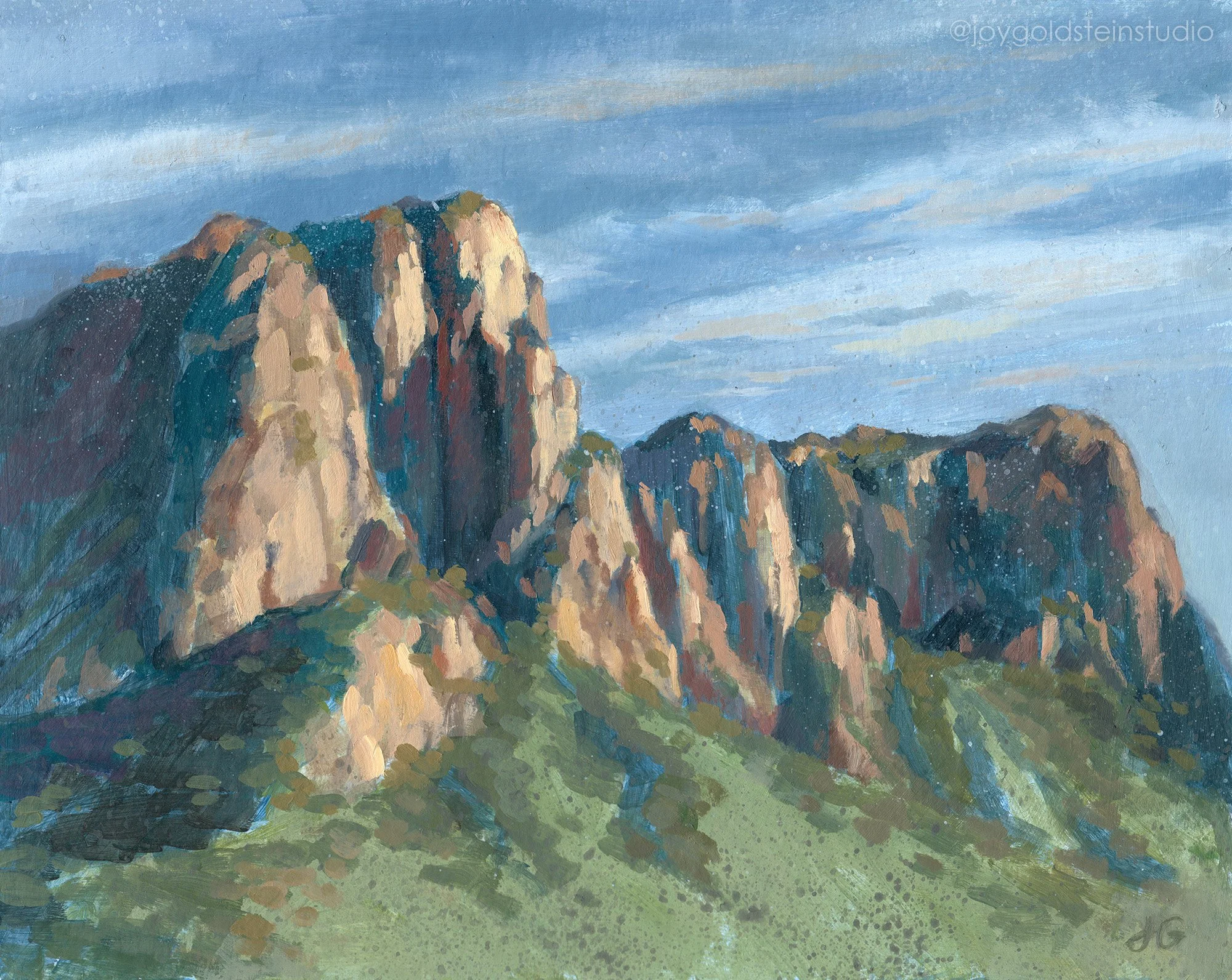 Rugged Good Looks, 8x10 inches, $130